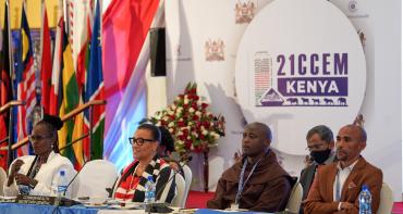 Commonwealth Secretary-General speaking at the 21st Conference of Commonwealth Education Ministers Meeting in Kenya